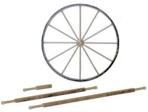 Steel Wagon Wheels, Axles